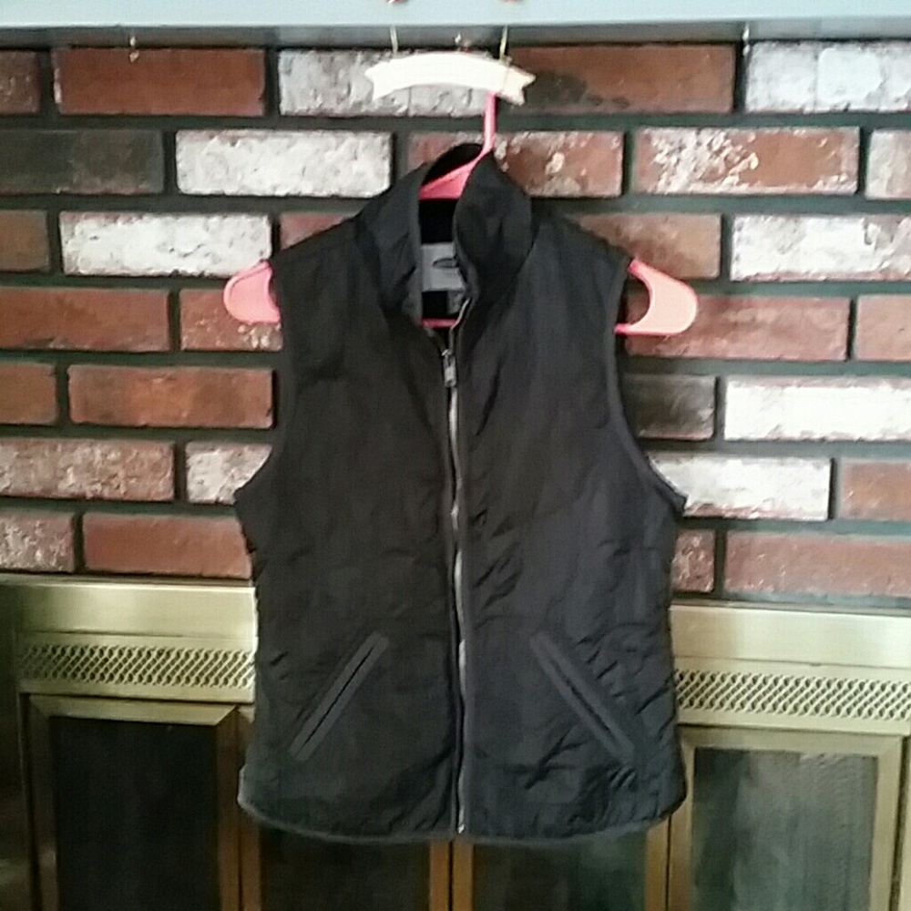 Quilted vest.